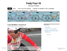 Tablet Screenshot of fortyfour16.wordpress.com
