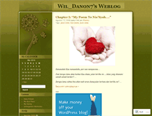 Tablet Screenshot of danon7.wordpress.com