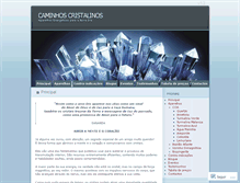 Tablet Screenshot of caminhoscristalinos.wordpress.com