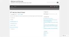 Desktop Screenshot of alberguelasalmunias.wordpress.com