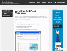 Tablet Screenshot of computereviews.wordpress.com