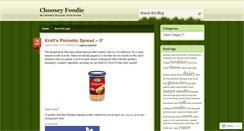 Desktop Screenshot of chooseyfoodie.wordpress.com