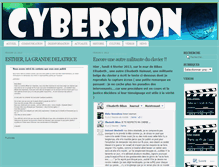 Tablet Screenshot of cybersion.wordpress.com