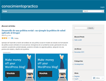 Tablet Screenshot of conocimientopractico.wordpress.com