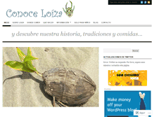 Tablet Screenshot of conoceloiza.wordpress.com