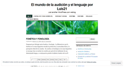 Desktop Screenshot of luis21.wordpress.com