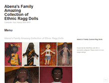 Tablet Screenshot of abenasfamily.wordpress.com