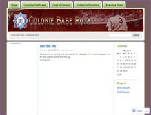 Tablet Screenshot of coloniebaberuth.wordpress.com