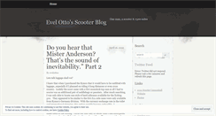 Desktop Screenshot of evelottosscooterblog.wordpress.com
