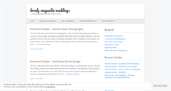 Desktop Screenshot of lovelymagnoliaweddings.wordpress.com