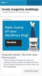 Mobile Screenshot of lovelymagnoliaweddings.wordpress.com