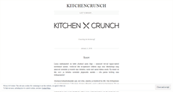 Desktop Screenshot of kitchencrunch.wordpress.com