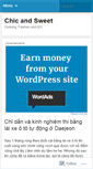 Mobile Screenshot of chicnsweet.wordpress.com