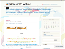 Tablet Screenshot of princess2051.wordpress.com