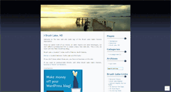 Desktop Screenshot of brushlake.wordpress.com