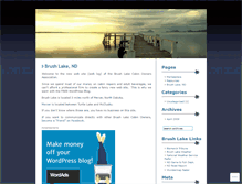 Tablet Screenshot of brushlake.wordpress.com