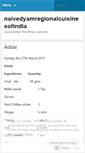 Mobile Screenshot of naivedyamregionalcuisinesofindia.wordpress.com