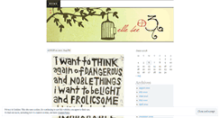 Desktop Screenshot of ellebeeplus3.wordpress.com