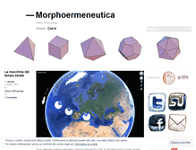 Tablet Screenshot of morphetic.wordpress.com