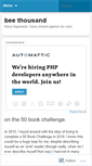 Mobile Screenshot of beethousand.wordpress.com