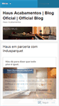 Mobile Screenshot of hausacabamentos.wordpress.com