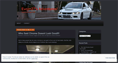 Desktop Screenshot of evojm27.wordpress.com