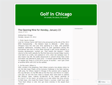 Tablet Screenshot of golfinchicago.wordpress.com