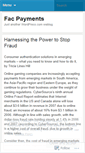 Mobile Screenshot of facpayment.wordpress.com