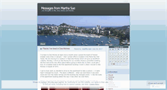 Desktop Screenshot of marthasue.wordpress.com
