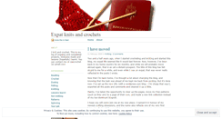 Desktop Screenshot of expatknits.wordpress.com