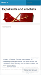 Mobile Screenshot of expatknits.wordpress.com