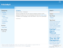 Tablet Screenshot of fr0z3nbyt3.wordpress.com