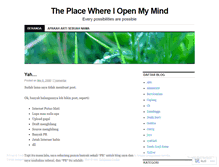 Tablet Screenshot of mindthrower.wordpress.com