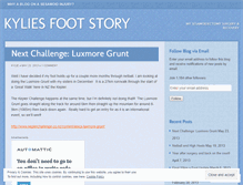 Tablet Screenshot of kyliesfootstory.wordpress.com