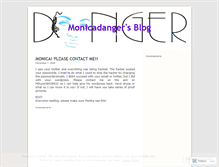 Tablet Screenshot of monicadanger.wordpress.com