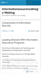 Mobile Screenshot of informationassuranceblog.wordpress.com