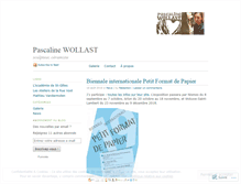 Tablet Screenshot of pascalinewollast.wordpress.com