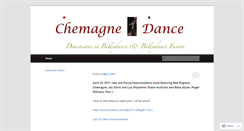 Desktop Screenshot of chemagnedance.wordpress.com