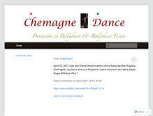 Tablet Screenshot of chemagnedance.wordpress.com