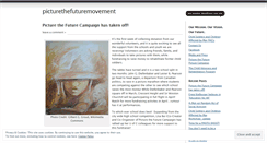 Desktop Screenshot of picturethefuturemovement.wordpress.com