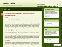 Tablet Screenshot of actionindia.wordpress.com