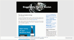 Desktop Screenshot of planckmission.wordpress.com