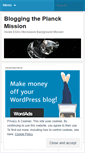 Mobile Screenshot of planckmission.wordpress.com