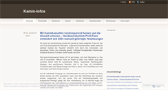 Desktop Screenshot of kamininfos.wordpress.com