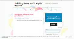 Desktop Screenshot of matematicasparaprimaria.wordpress.com