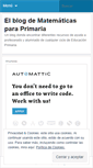 Mobile Screenshot of matematicasparaprimaria.wordpress.com