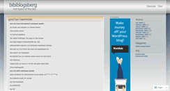 Desktop Screenshot of bibiblogsberg.wordpress.com