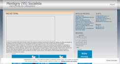 Desktop Screenshot of montigny95socialiste.wordpress.com