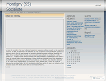 Tablet Screenshot of montigny95socialiste.wordpress.com