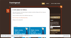 Desktop Screenshot of framingmad.wordpress.com